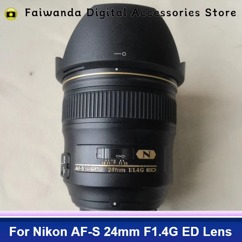 98% New Genuine For Nikon AF-S 24mm F1.4G ED Lens Professional Wide Angle Fixed Focus Lens for D850 D780 D750 D500 DSLR