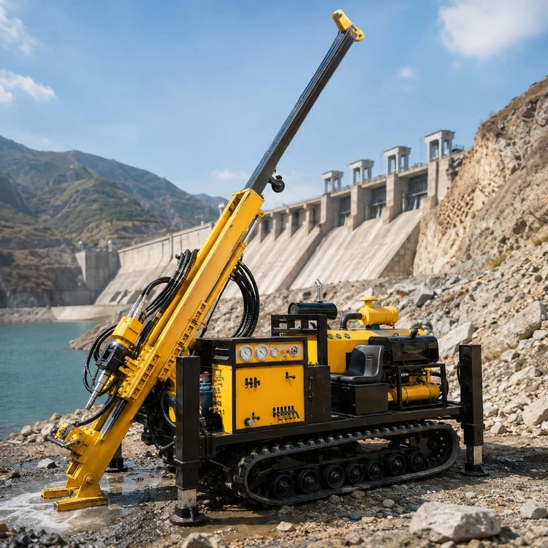 Diamond Core Drilling Rig Full Hydraulic Portable Exploration Drill Machine Soil Testing Soil Survey Customized