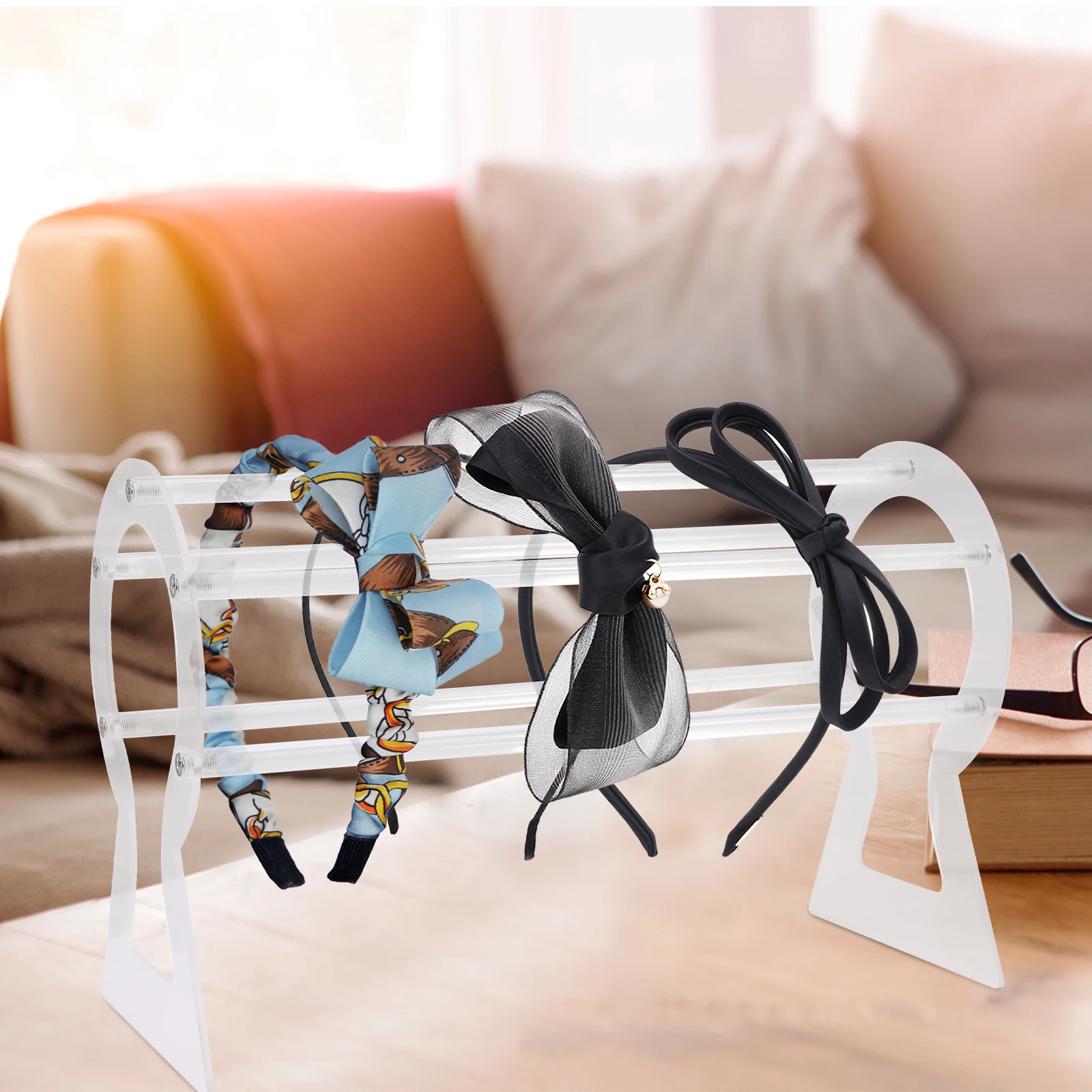 

Jewelry Storage Rack Headbands Display Holder Organizer Home Shop Use Scratch-Resistant Headband Stand Hair Hoops Rack Storage