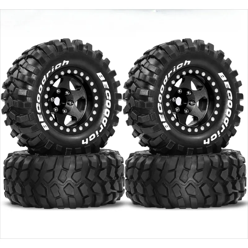 

1.9-inch Pentagonal Wheel Hub+95mm Tire for 1/10 1/12 Emulation Model Climbing Remote Control Car Upgrade DIY Accessories