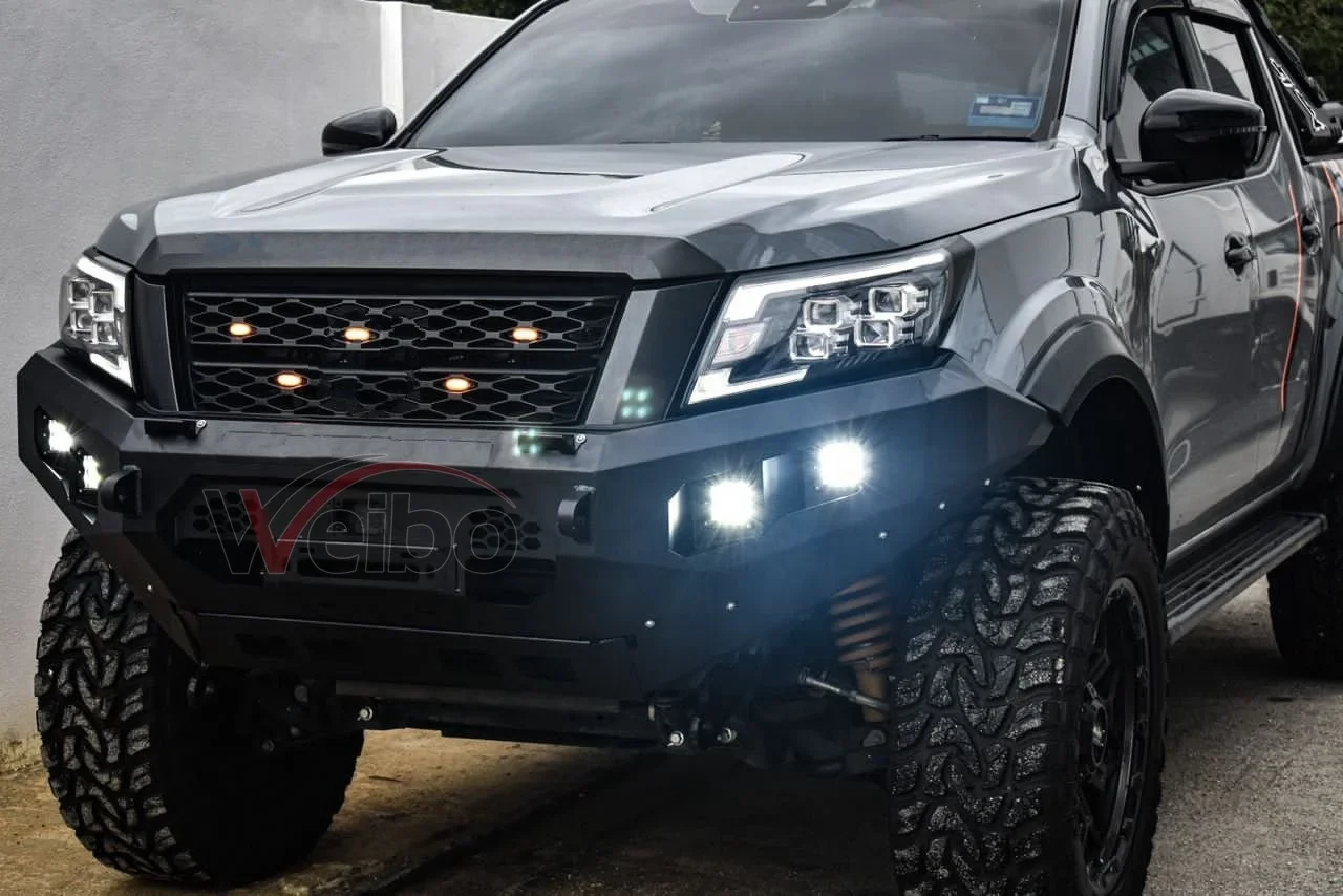 Pick up Truck Off Road 4X4 Car 4x4 Accessories Steel Front Rear Bumper Bull bar For Nissan Navara Frontier Np300 2020 2022 2023