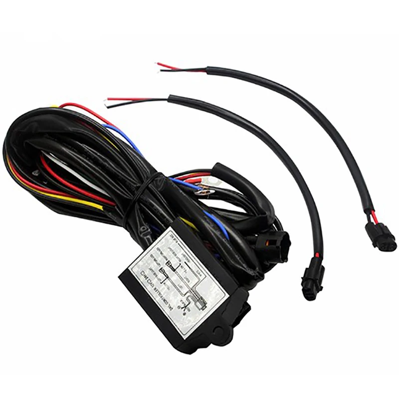 DRL Controller Car Auto LED Daytime Running Light Relay Harness Dimmer