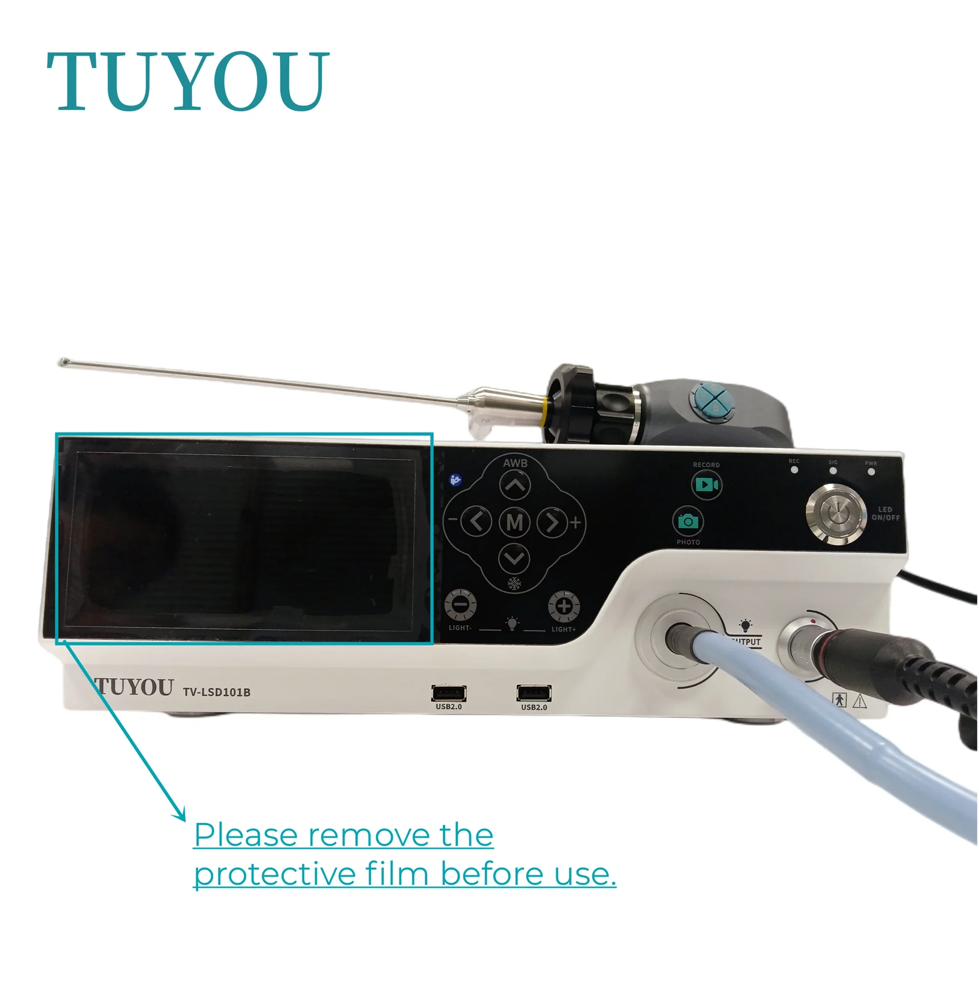 Tuyou 1080P Medical endoscop Video Recording Integrated System With LED Light source For Diagnosis Surgery