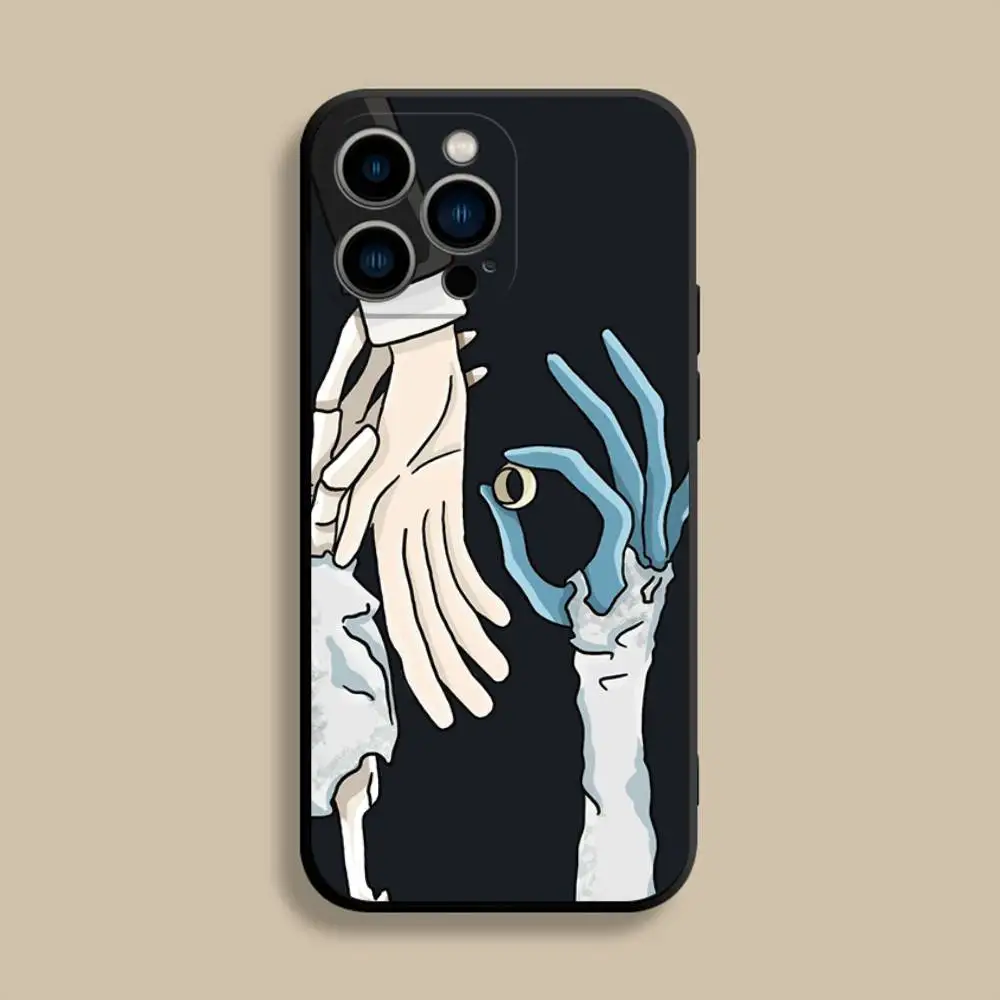 حافظة هاتف C-Corpse B-Bride Victor لهاتف iPhone 17,16,15,14,13,12,Pro,Max,Plus,E,SE4,Air,غطاء ناعم أسود صغير