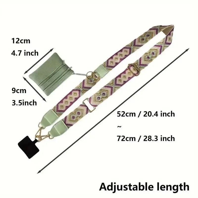 2024 New Stylish Adjustable Phone Strap Multifunctional Anti-Lost Crossbody Bag Lanyard Accessories For Women Men