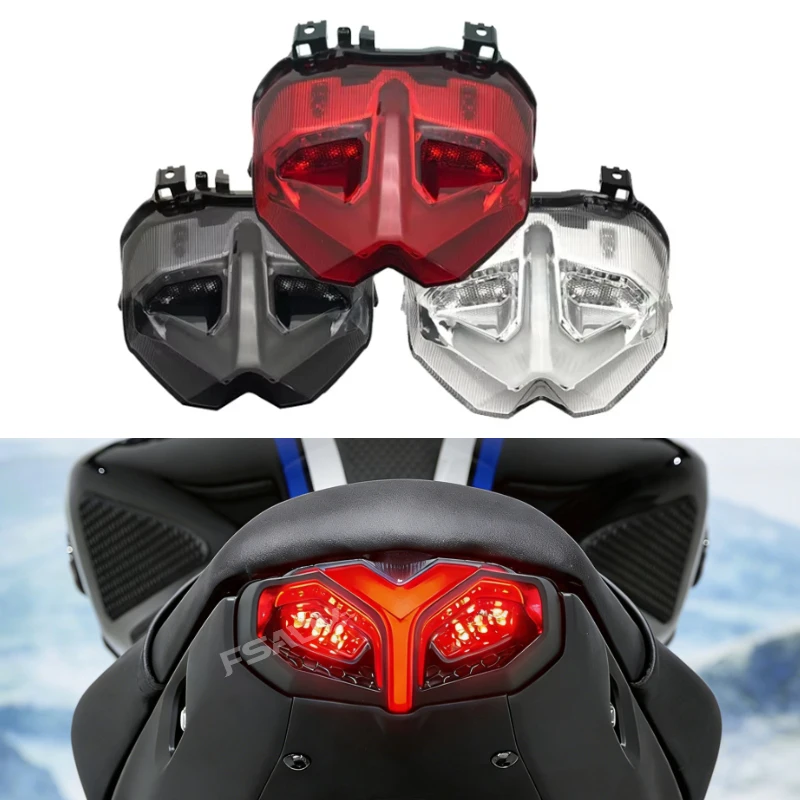 

Задний фонарь со светодиодами для YAMAHA MT-09, интегрированный, для моделей 2021, 2022, 2023 годов, стоп-сигнал, указатели поворота, аксессуары для мотоциклов