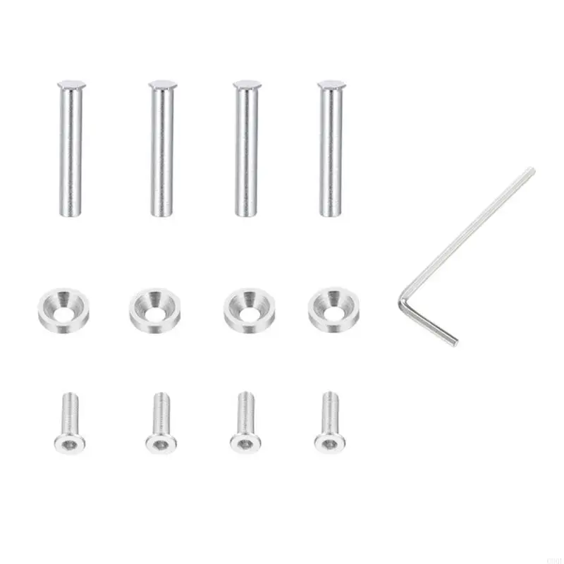 C90F 4PCS/세트 컴퓨터 케이스 팬 부품 데스크탑 컴퓨터 전원 공급 장치 팬 롱 스크류 라디에이터 팬 스크류 워터 냉각