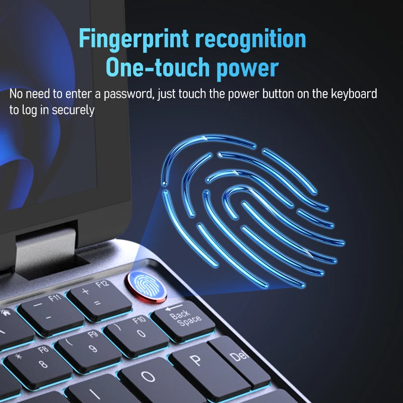 แล็ปท็อป Zwide Mini ขนาด 8 นิ้ว 2-in-1 พกพาสะดวก เหมาะสำหรับธุรกิจ การเดินทาง สำนักงาน ประสิทธิภาพสูง ขนาดกะทัดรัด สำหรับการซื้อขายหุ้น