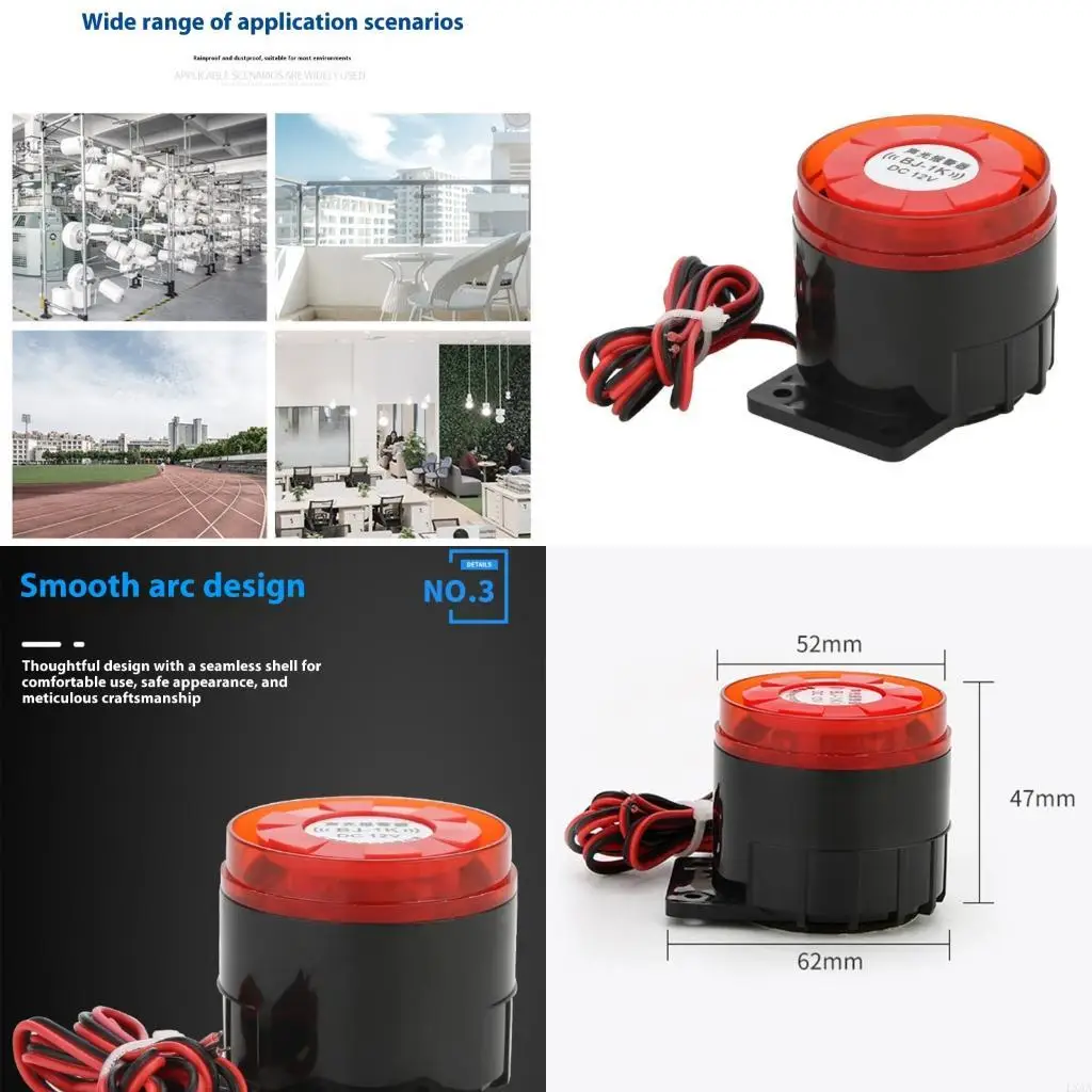 

LXAA Несколько тревожных колокольчиков с несколькими напряжениями мигают светодиодные водонепроницаемы