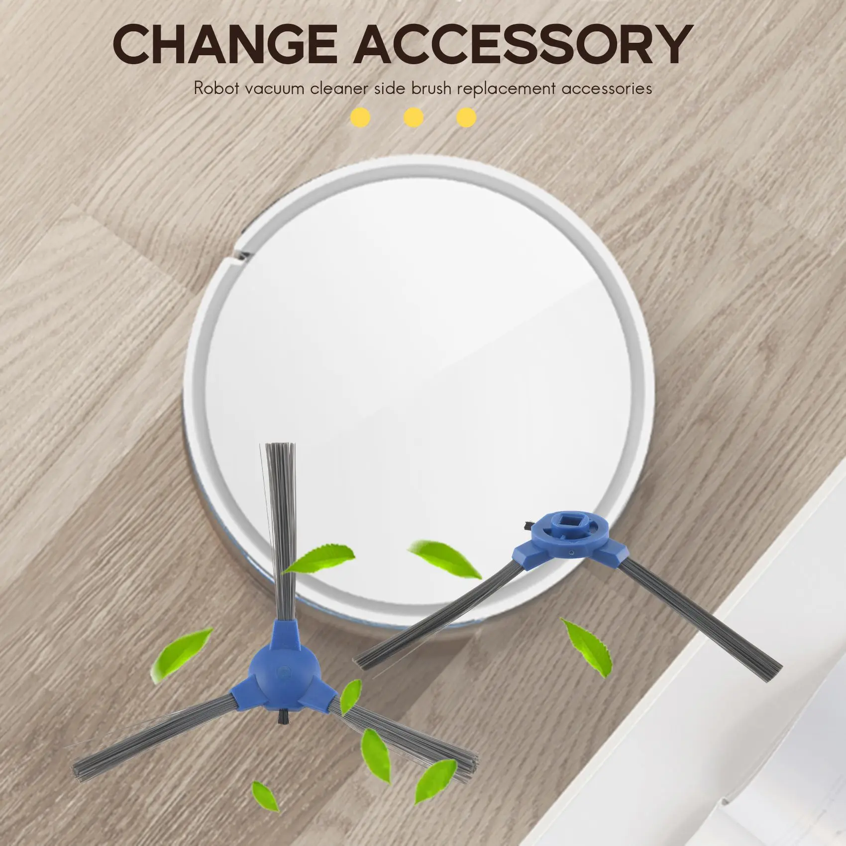 Anker Eufy Robovac 로봇 진공 청소기 가장자리 브러시 교체 액세서리, 11S 30 30C 15C 12 25C 35C 용 10 개