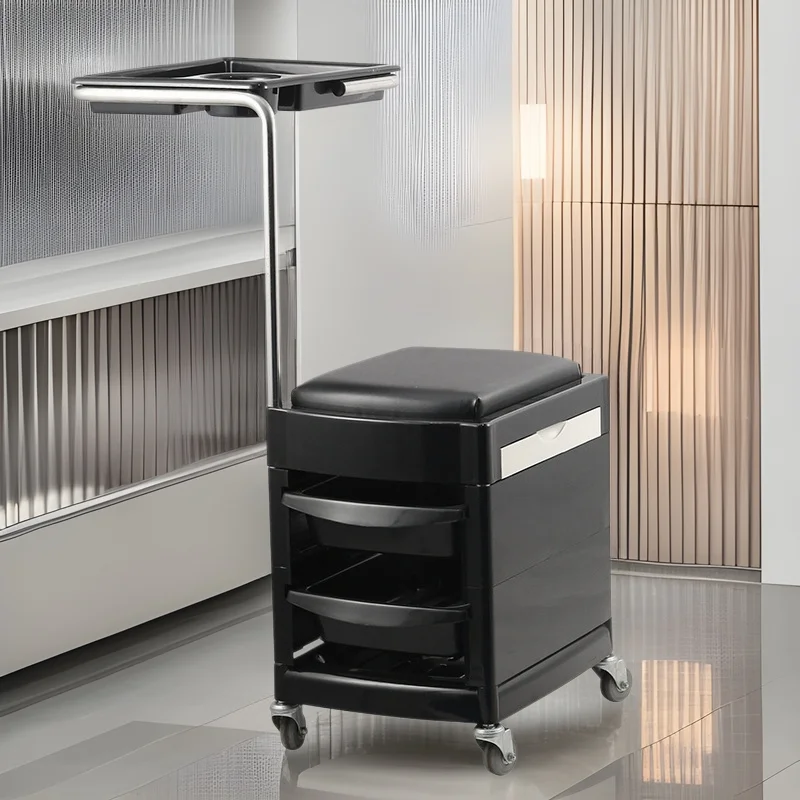 

Wholesale Salon Work Trolley Hair Salon Trolley Hair Storage Trolley Tray with Wheels Furniture Modern