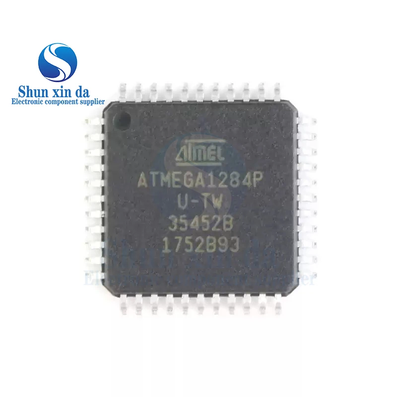 Original ATMEGA1284P-AU TQFP-44 Chip Microcontroller 8-bit 128K Flash Memory