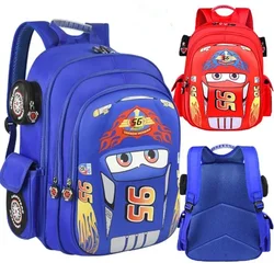 Disney car cartoon bag boys girls primary school 3-12 years old kindergarten cartoon backpack