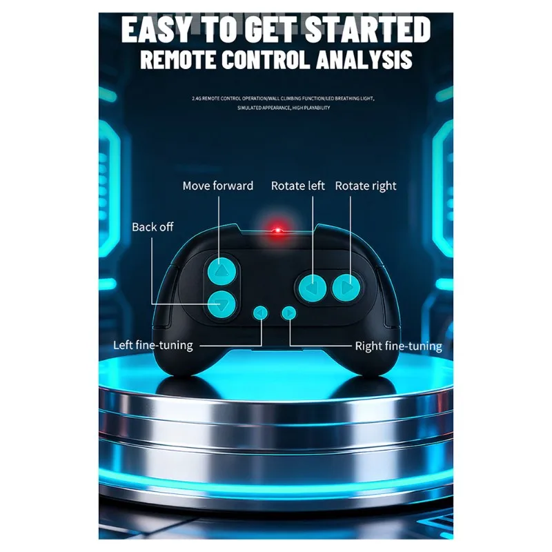 Gecko – escalade murale avec télécommande Rechargeable, Animal, escalade murale interactive amusante pour enfants, garçons et filles