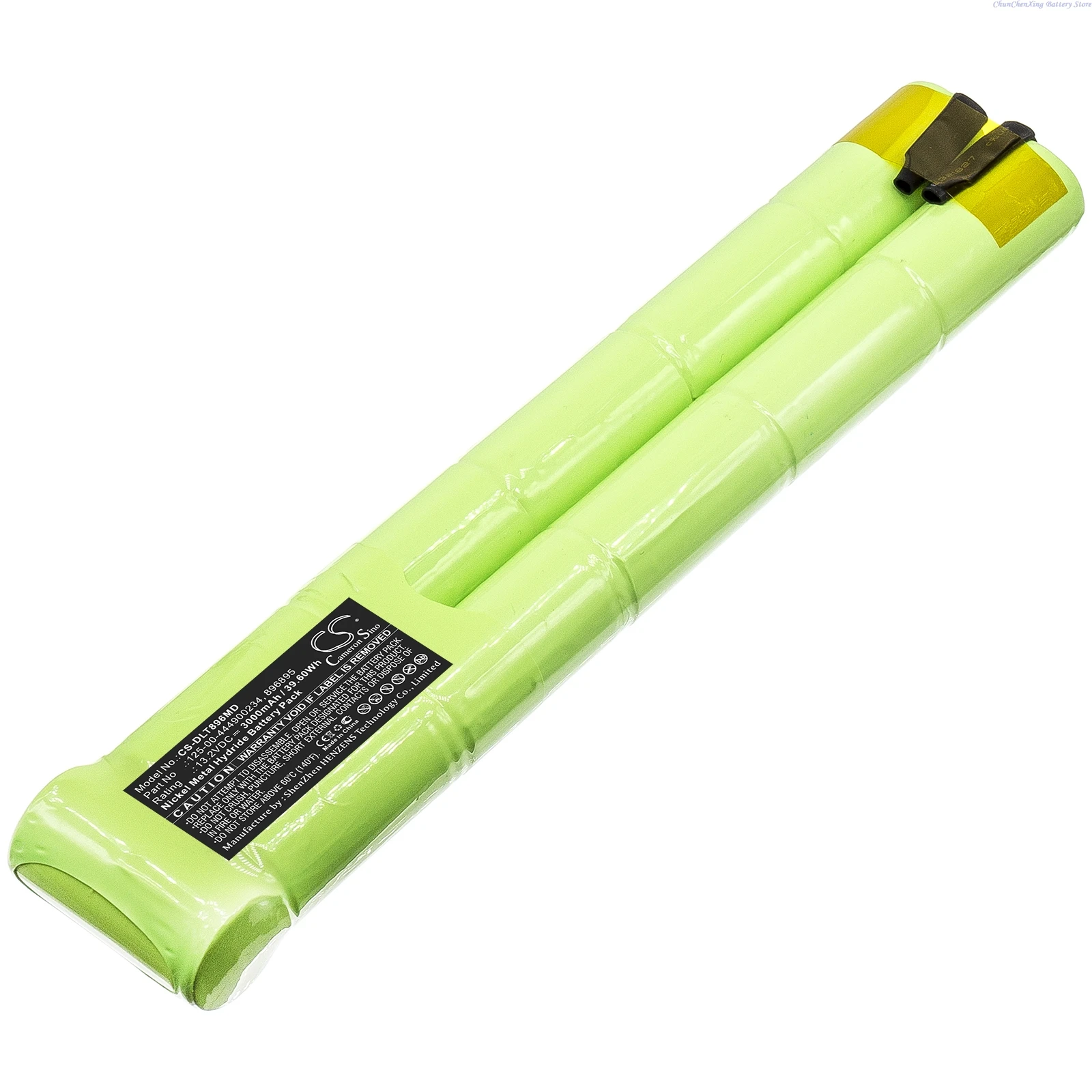 13.2V 3000mAh 의료용 배터리 125-00-444900234 (Datex Light 896895용) +도구