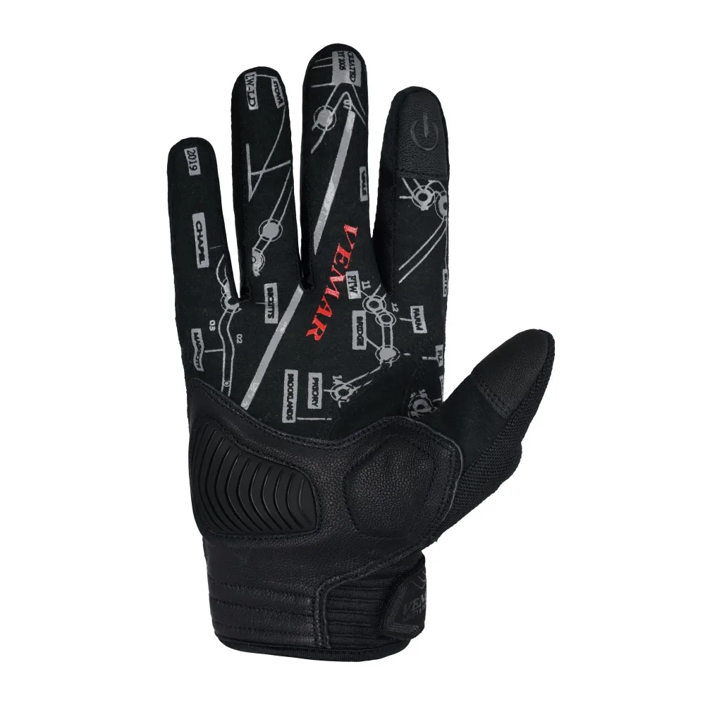 قفازات ركوب الدراجات النارية الصيفية والدراجات الجبلية وركوب الدراجات على الطرق الوعرة - قابلة للتنفس ومتينة