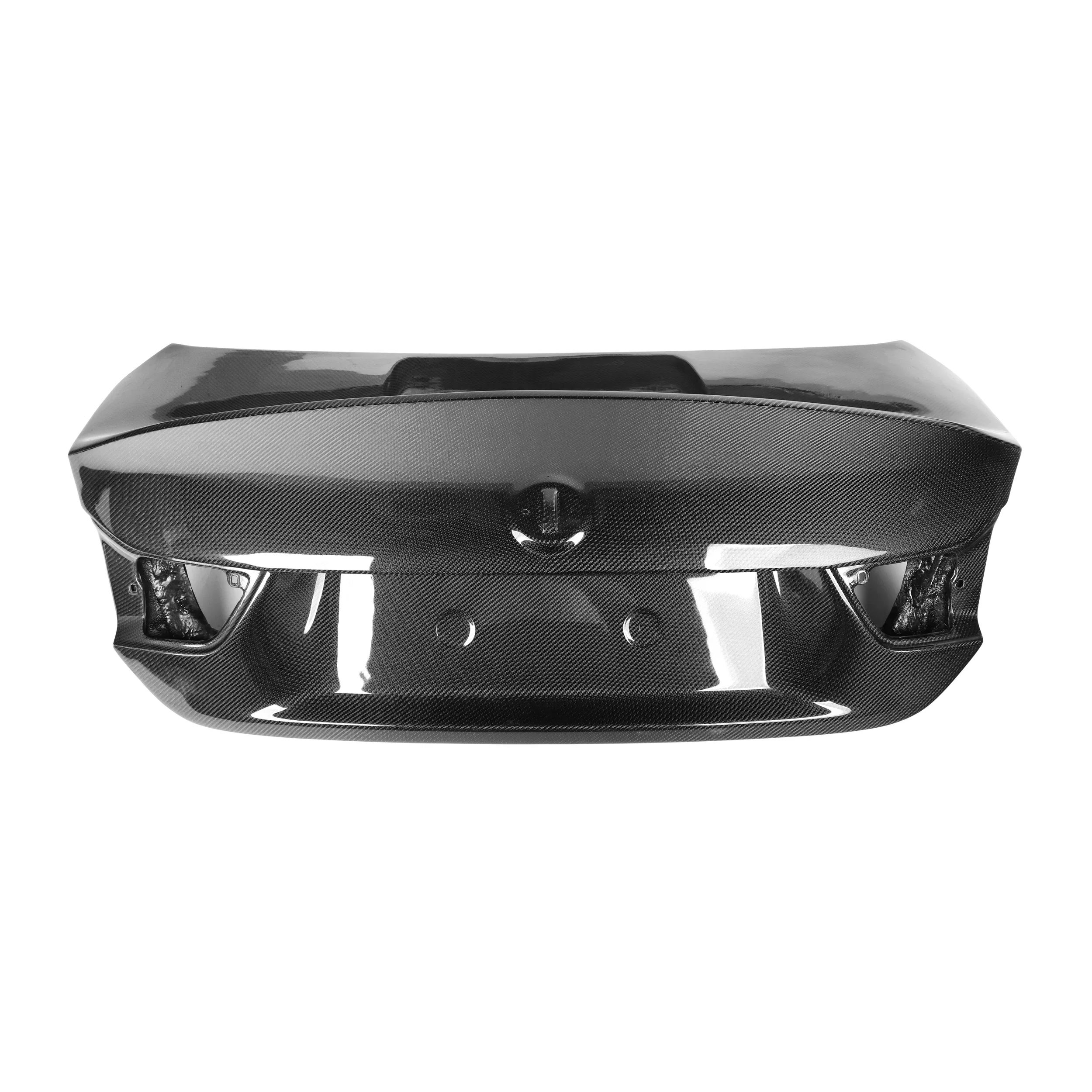 

Good fitment CSL Style Carbon fiber Trunk lid cover For 4 Series F82 M4 2013-2019 Car Replacement Rear trunk lid