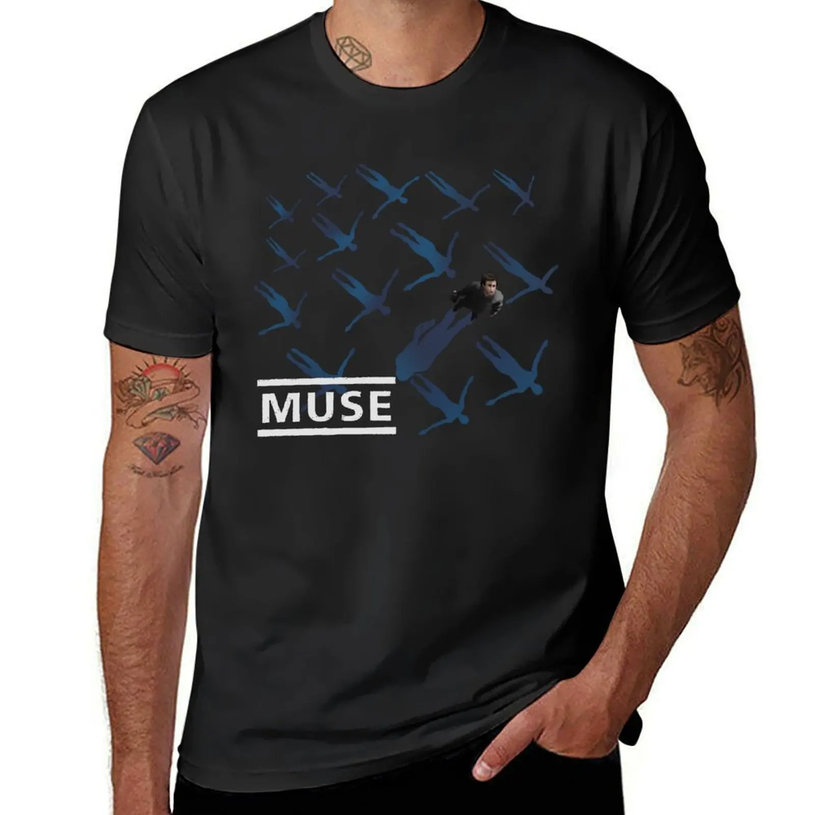 

Футболка MUSE ABSOLUTION, летние топы, женские футболки на заказ, графические футболки, черные футболки для мужчин