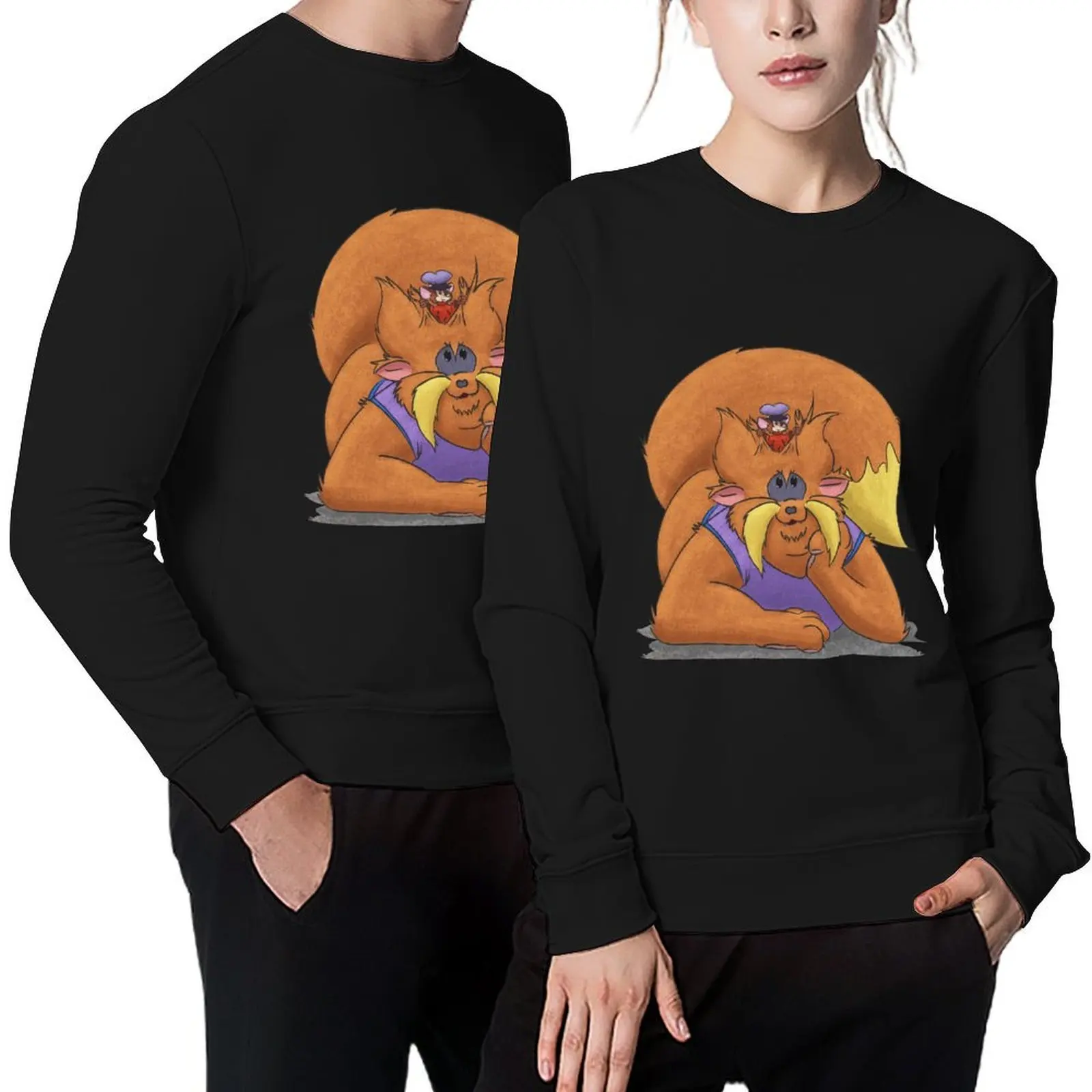 

Fievel and Tiger Pullover male clothes men's clothes men's coat men's winter sweater hooded sweatshirt