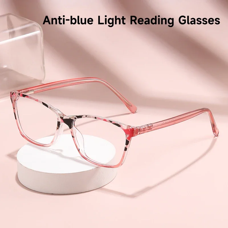 Neue Mode Anti-blau Licht Lesebrille Frauen Ultra-licht TR90 Blockieren Blau Licht Brillen Männer Hohe Qualität Leser