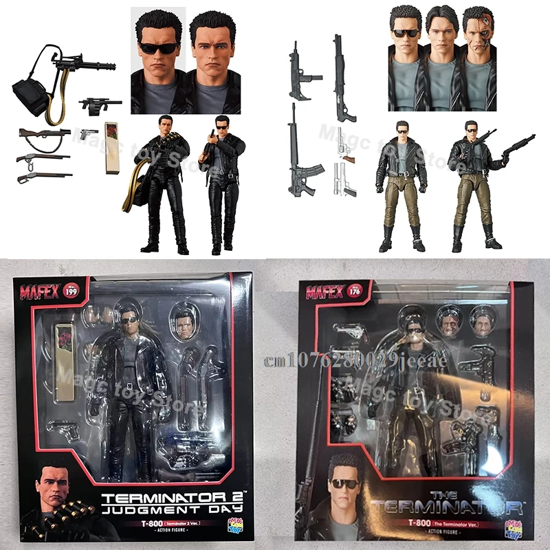 

18cm MAFEX 176 199 Mafex The Terminator 2 Judgment Day T-800 6-Inch Action Figure Collection Model Toy Birthday Gift For Friends