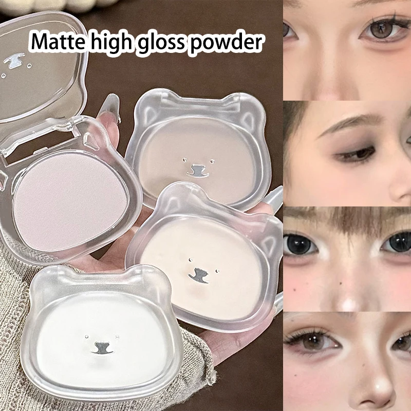 Polvo agradable para la piel, piel con control de aceite, corrector de maquillaje relleno, resistente al agua y al sudor, no despegue el maquillaje, no tarjetero en polvo