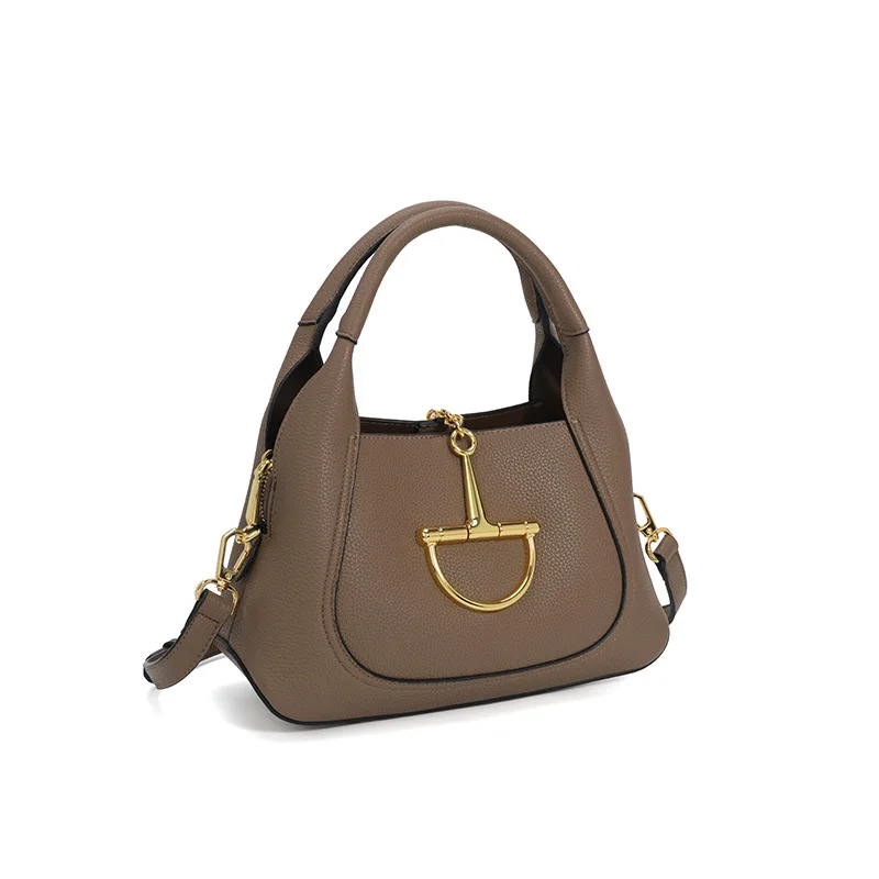 Stylish Solid Color Designer Diaper Bag Women Luxury Leather Tote Large Capacity Elegant Crossbody Handbag For Simple Chic - view 5
