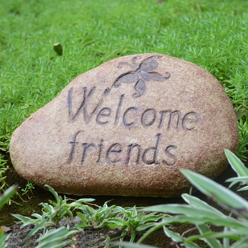 

Outdoor Garden Sundries Ornaments Garden Lawn Decorations Resin Simulation Artificial Stone Furnishings