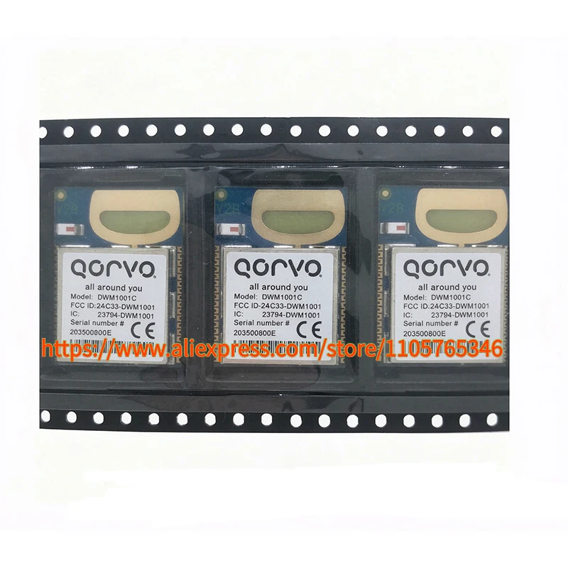 1pcs 100% Original Qorvo DWM1001C 6.5GHz Ultra Wideband (UWB) Transceiver Module,Transceiver Based PCB Module
