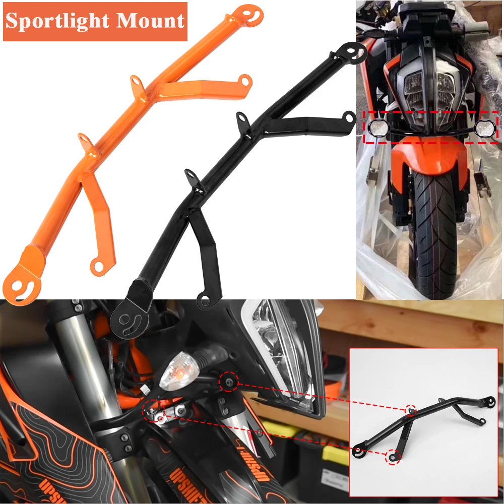 

For KTM 790 Adventure ADV R 2019-2022 Headlight Spotlight Bar Fog Signal Driving Light Mount Bracket Guard Accessories Moto