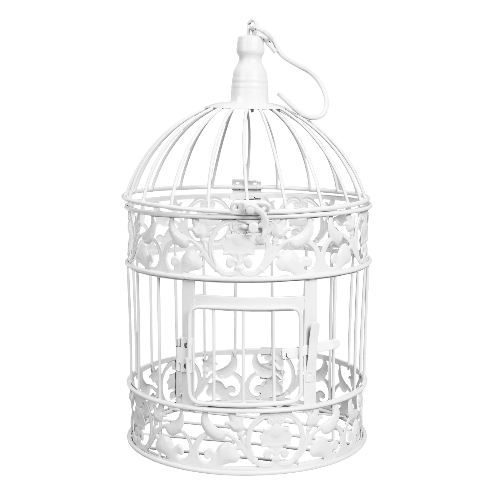 

Birdcage Decoration Ornamental Iron Candlestick Small Desktop Adorn Wrought Wedding Stylish