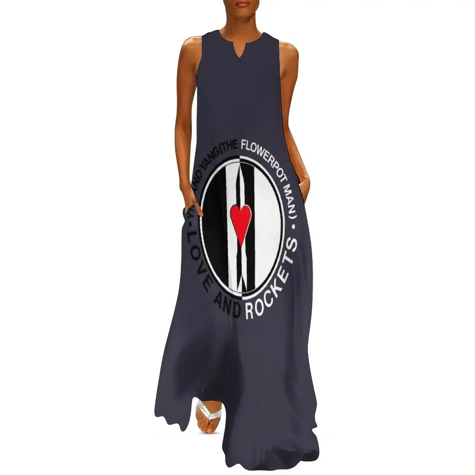 

Special Present Love And Rockets Cute Graphic Gifts Long Dress dress for women summer women dresses Dress