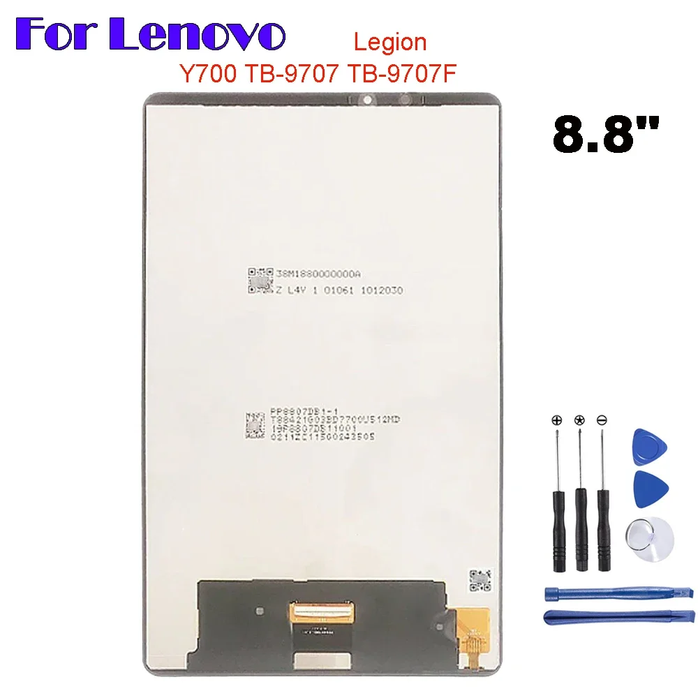 

8.8" AAA+ For Lenovo Legion Y700 2022 TB-9707 TB-9707F 9707 9707F LCD Display Touch Screen Digitizer Glass Assembly Repair Parts