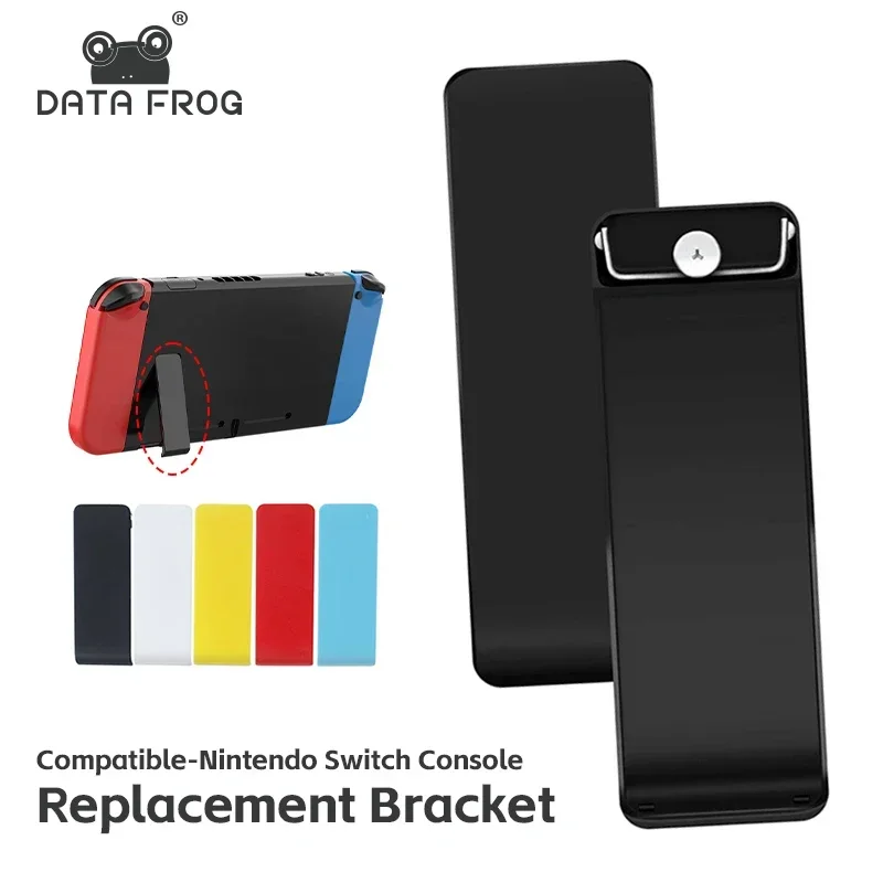 DATA FROG Ersatz-Host-Rückschale mit Ständer, Ersatzteile, Halterung für Switch-Spielkonsole, Reparaturzubehör