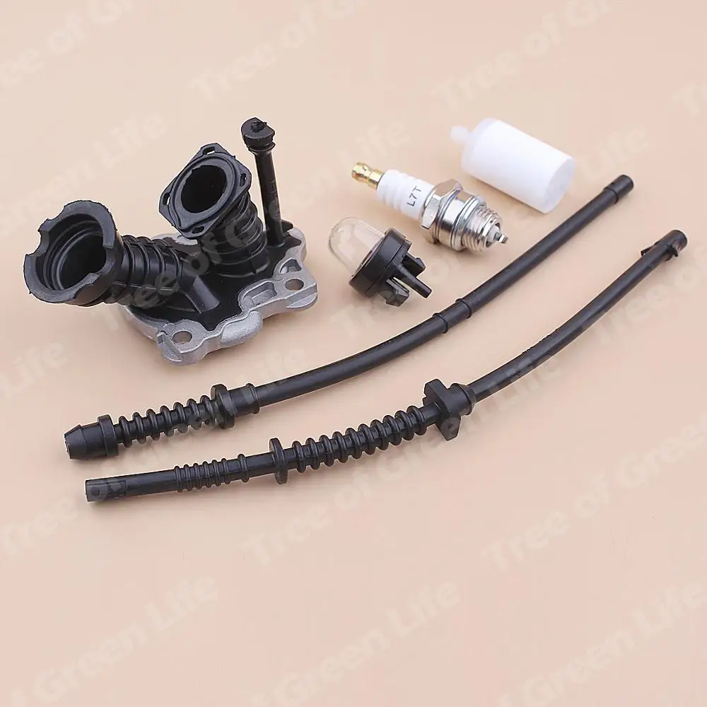 Intake Manifold Pipe Fuel Filter Return Line Kit For Husqvarna 445 445E 450 450E Chainsaw Engine Motor Parts