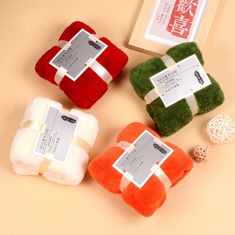 Household bathroom towel,quick-drying hair towel, washing face absorbent towel 35*75cm multicolor men and women towel