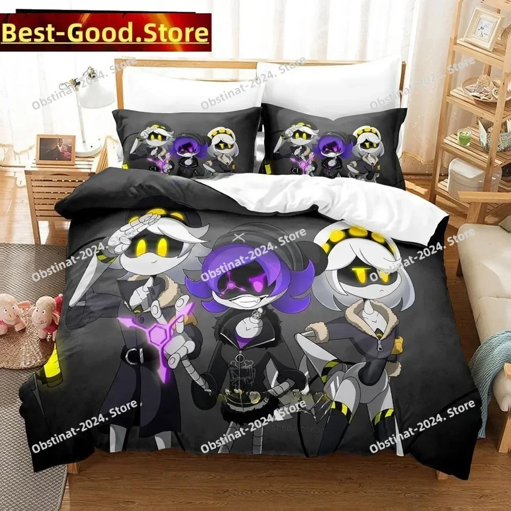 패션 3D 애니메이션 머더 드론 침구 세트 프린트 베드 세트 베개 커버 포함 싱글 더블 퀸 슈퍼 킹 사이즈