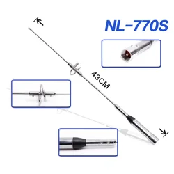 Nagoya NL-770S Dual Band Mobile Radio Antenna VHF/UHF 144/430MHz 150W NL770S Car Radio Antenna for Mobile Car Ham Walkie Talkie