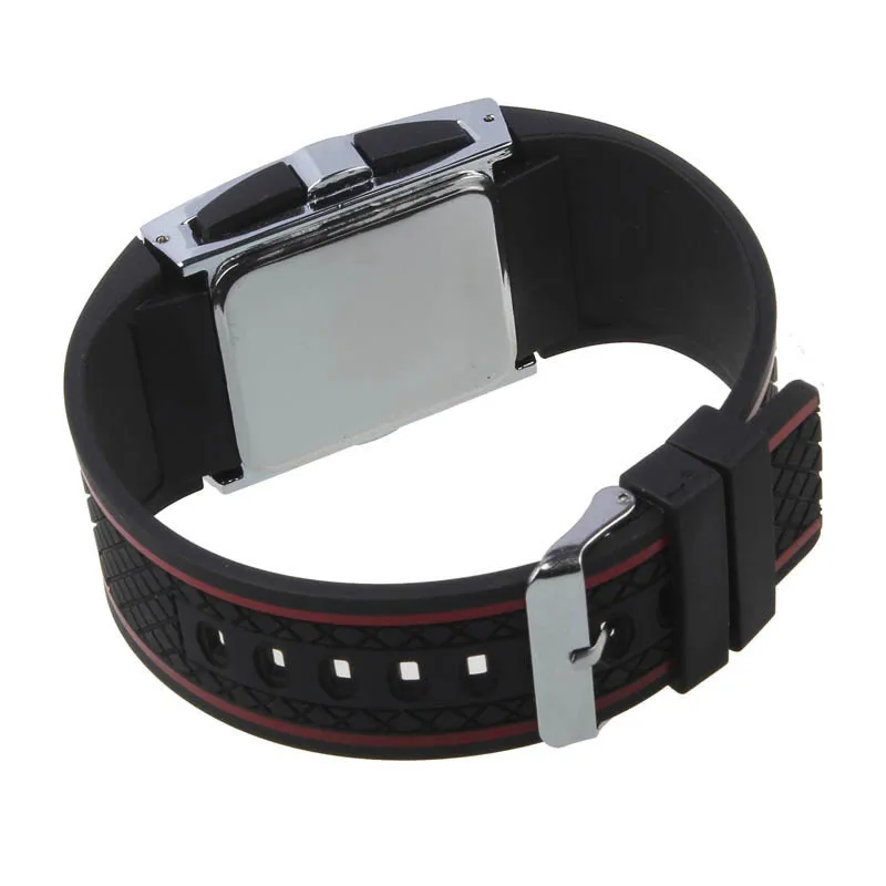 男性と女性のためのデジタルLEDスポーツウォッチ,カジュアル腕時計,黒と白の時計,オーバーウォッチ,女性のファッション,新しいコレクション