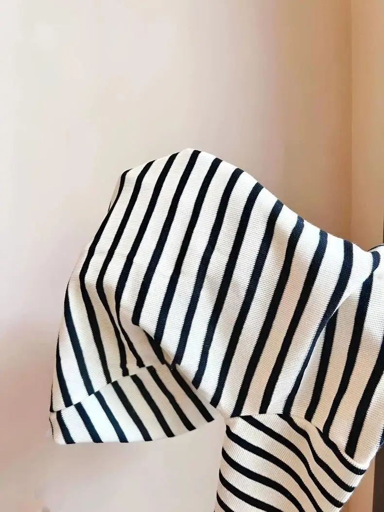 Ropa de bebé recién nacido primavera otoño Faion tejido a rayas Rer niños niñas bebé Bot abrigo ropa larga Sve piel de conejo