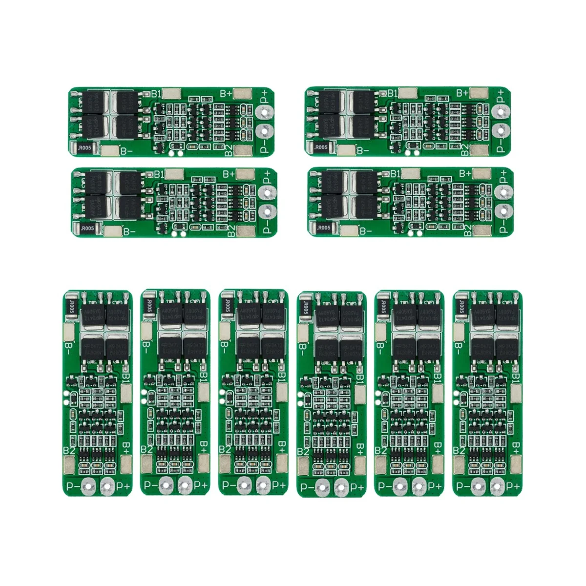 

10Pcs 3S 20A - Lithium Battery 18650 Charger PCB BMS Protection Board for Drill Motor 12.6V - Cell Module DIY