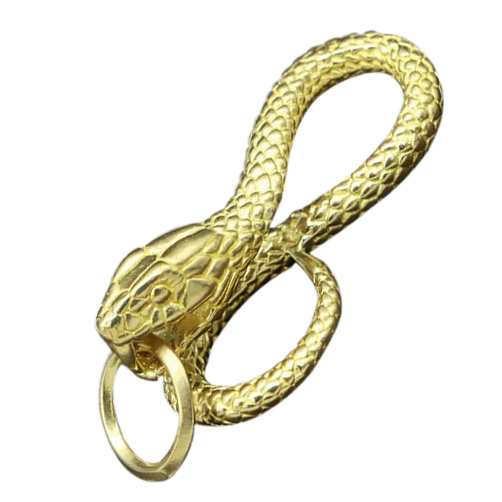 

Copper Snake Keychain Pendants DIY Jewelry Charm Wallet Copper Charms H made Craftsmanship Long Lasting Material Perfect Gift