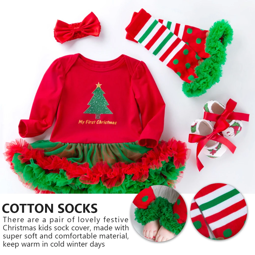 

Рождественские чулки, носки, детские мягкие чулки для девочек, зимние теплые детские чулки