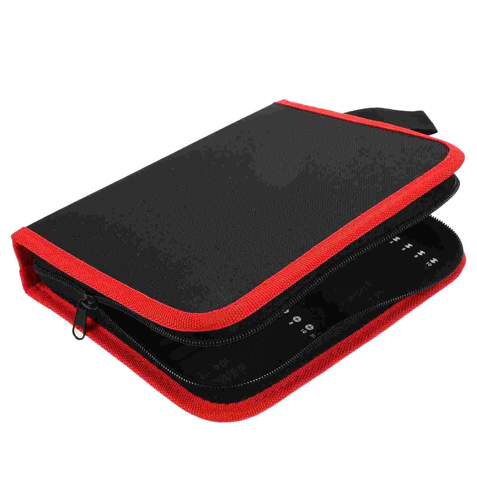 

Drill Bit Storage Bag Zipper Bit Tool Bag Oxford Cloth Handheld Bit Pouch Tool Kits Organizer Storage Pouch Canvas