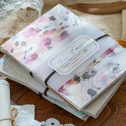 30Pcs/Pack Relief Art Series Scrapbooking Decoration Material Paper Perfect for Collage Journal Craft DIY Supplies