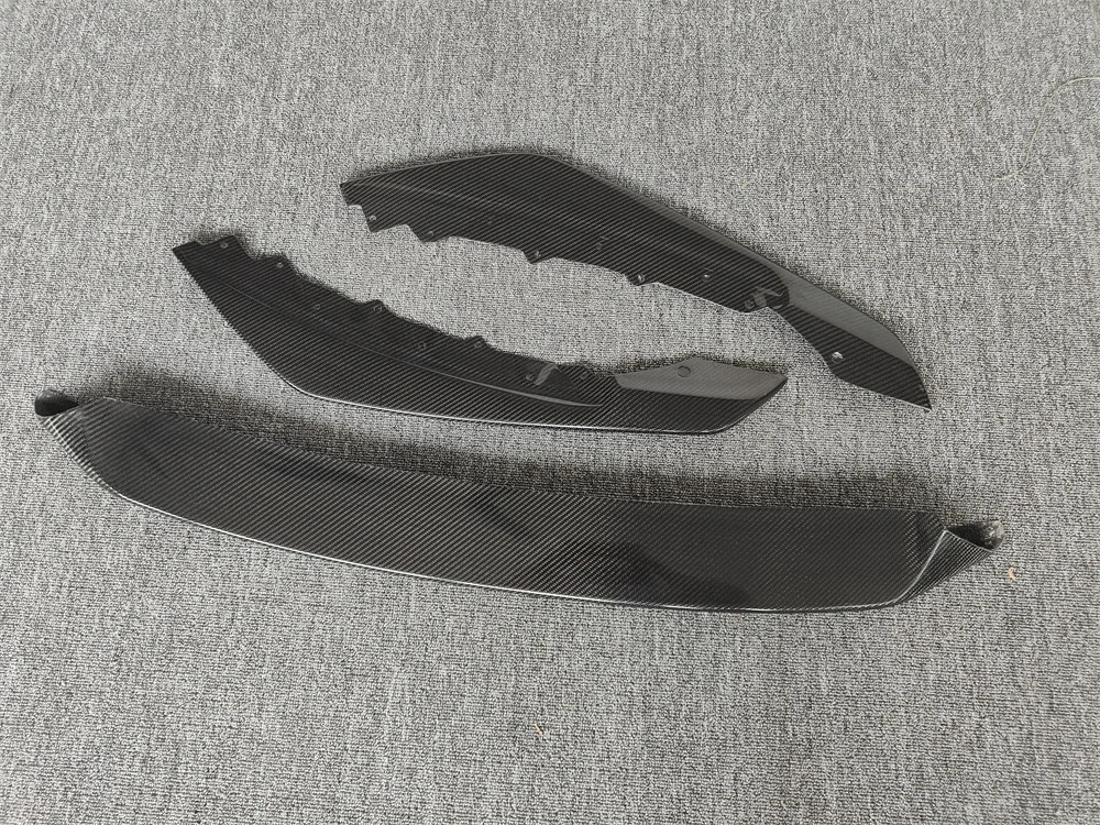 SVR Style Carbon Fiber Lip Three Piece Body Kit for Jaguar F-TYPE Front Bumper Modification Used Condition 4