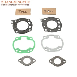 Scooter 50cc 70cc Cylinder Gasket Set Top End For Aprilia SR 50 Fun Master Racing Sport LC 2-Stroke