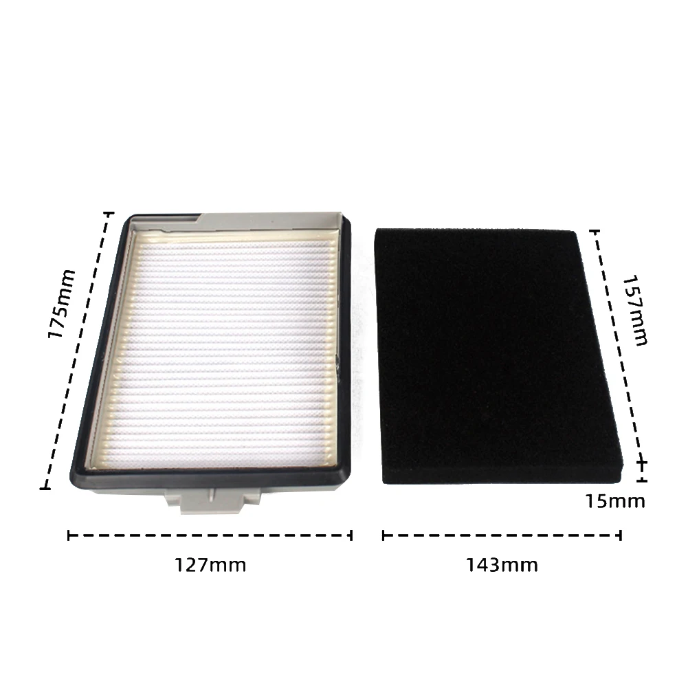 1 Pack / 2 Pack HEPA Dust Filter 11169285 For Miele CX-FSF Filter For Boost CX1-11639250 Cat & Dog Bagless Canister Vacuum Clean
