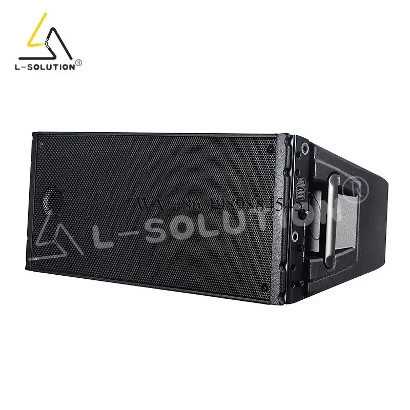 WMWMNU 6 Pcs HDL20 Dual 10inch Professional Powered Audio Sound System Neodymium Magnet Active Line Array Subwoofer Speakers