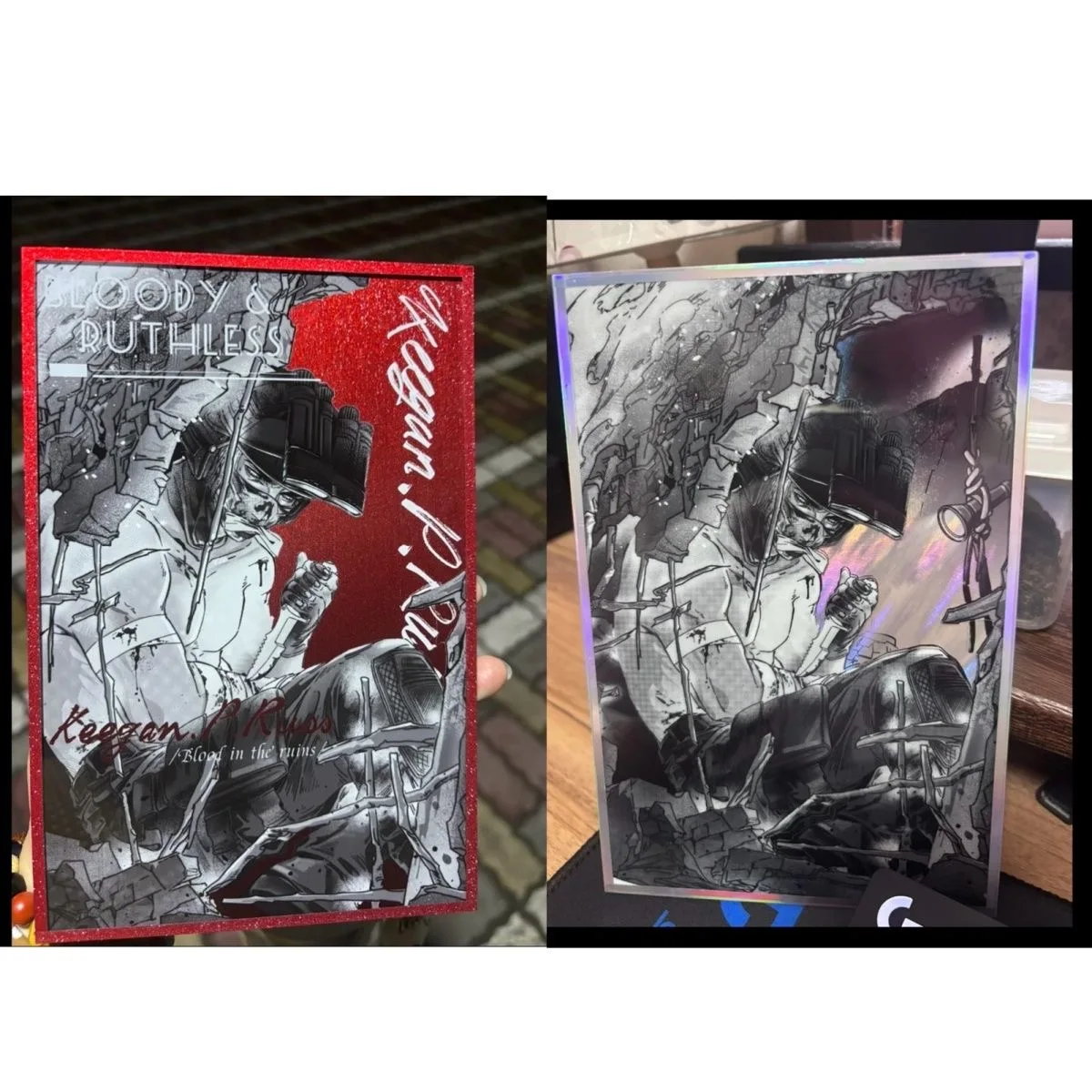 كول أوف ديوتي: كيغان يعامل دوجينشي مع ورق ملون كوسبلاي أكريليك مذهل، مجموعة هدايا عالية الجمال محلي الصنع